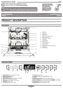 Manual Whirlpool W8F HP51W Dishwasher