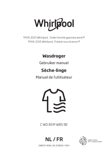 Mode d’emploi Whirlpool C WD 85M WBS BE Sèche-linge