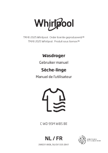Mode d’emploi Whirlpool C WD 95M WBS BE Sèche-linge