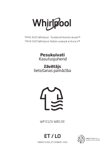 Rokasgrāmata Whirlpool WP E12X WBS EE Veļas žāvētājs