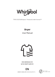 Bruksanvisning Whirlpool WSD 86M WB EE Torktumlare