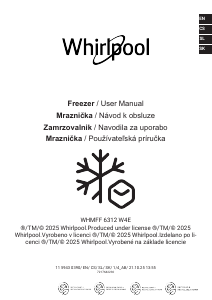 Manual Whirlpool WHMFF 6312 W4E Freezer