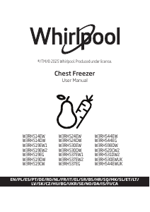 Manual Whirlpool W3RHS19CW Congelator