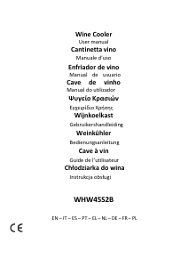 Instrukcja Whirlpool WHW45S2B Chłodziarka do wina