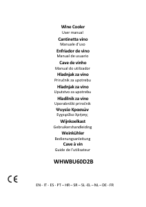 Εγχειρίδιο Whirlpool WHWBU60D2B Ντουλάπι κρασιού
