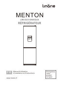 Manual Linärie LMCO231DBAQUA Menton Fridge-Freezer