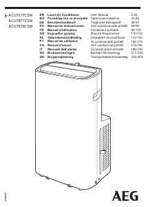 Manual de uso AEG ACU7878CSW Aire acondicionado