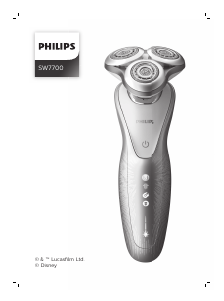 Manual Philips SW7700 Máquina barbear