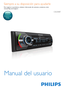 Manual Philips CE235BT Auto-rádio