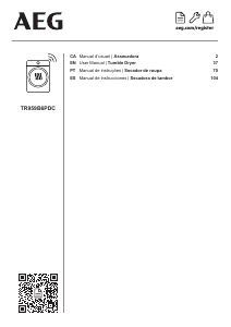 Manual de uso AEG TR959B6PDC Secadora