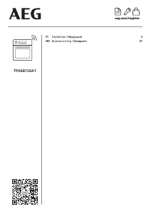 Käyttöohje AEG TS80PT Uuni