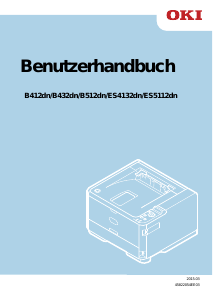 Bedienungsanleitung OKI ES4132dn Drucker