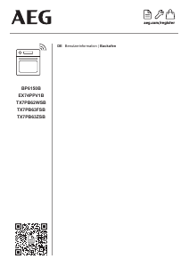 Bedienungsanleitung AEG BP6150B Backofen