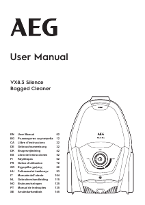 Manual AEG VX83-2DB Aspirador