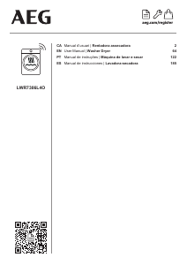 Manual de uso AEG LWR7306L4O Lavasecadora