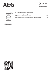 Bruksanvisning AEG LR86DSU94C Tvättmaskin