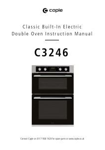 Bruksanvisning Caple C3246 Ugn