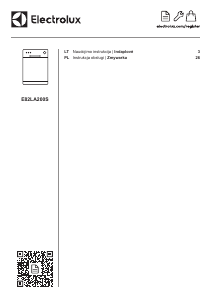 Instrukcja Electrolux E82LA200S Zmywarka