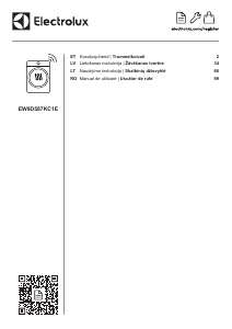 Manual Electrolux EW9D587KC1E Uscător