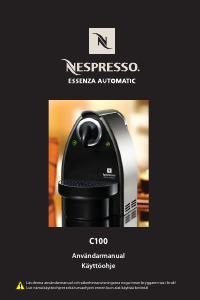 Bruksanvisning Nespresso C100 Essenza Automatic Kaffebryggare