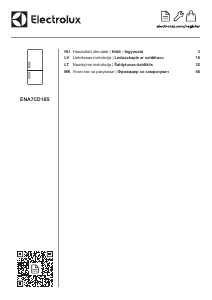 Rokasgrāmata Electrolux ENA7CD18S Ledusskapis ar saldētavu