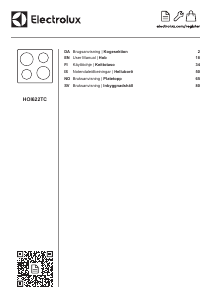 Käyttöohje Electrolux HOI622TC Keittotaso