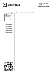 Manuale Electrolux KOBBS39WH Forno