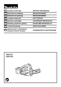 Bruksanvisning Makita DUC121 Kedjesåg