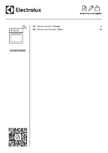 Návod Electrolux EOX8P38WH Rúra