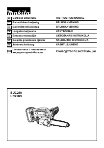 Vadovas Makita UC250D Grandininis pjūklas