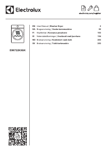 Manual Electrolux EWI722KX6K Washer-Dryer