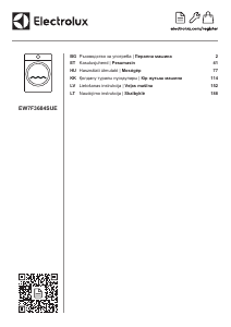Használati útmutató Electrolux EW7F3684SUE Mosógép
