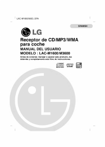 Manual de uso LG LAC-M1600 Radio para coche