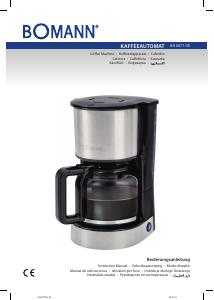 Bedienungsanleitung Bomann KA 6071 CB Kaffeemaschine
