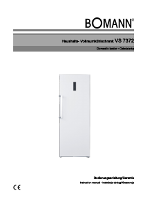Bedienungsanleitung Bomann VS 7372 Kühlschrank