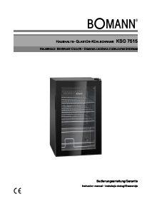 Bedienungsanleitung Bomann KSG 7515 Weinklimaschrank