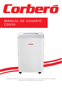 Manual de uso Corberó CDG50 Deshumidificador