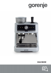 Instrukcja Gorenje GSACM20W Ekspres do espresso