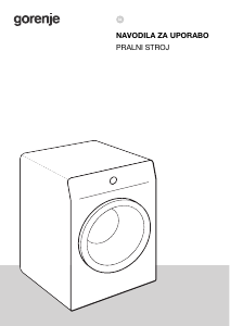 Priročnik Gorenje WG414A41 Pralni stroj