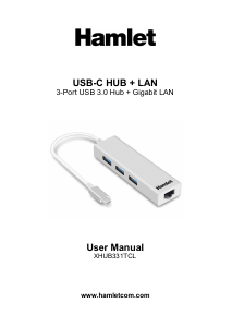 Bruksanvisning Hamlet XHUB331TCL USB-hub