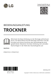 Bedienungsanleitung LG RT90X7W Trockner