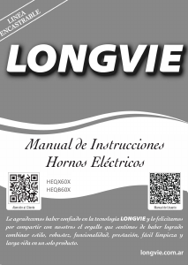 Manual de uso Longvie HEQB60X Horno