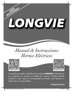 Manual de uso Longvie HE1900G Horno