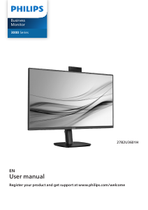 Manual Philips 27B2U3601H LED Monitor