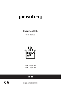 Bedienungsanleitung Privileg PS F 71Q60 NE Kochfeld