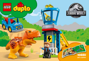 Brugsanvisning Lego set 10880 Duplo T. rex-tårn