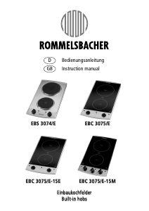 Bruksanvisning Rommelsbacher EBC 3075/E-15E Häll