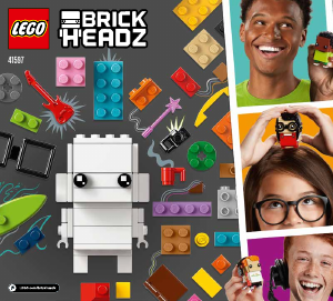 Instrukcja Lego set 41597 Brickheadz Portret z klocków