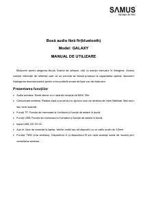 Manual Samus Monster Difuzor