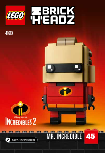 Bruksanvisning Lego set 41613 Brickheadz Mr. Incredible & Frozone